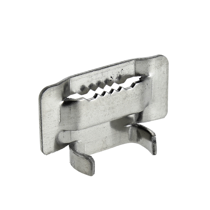 Замок из нержавеющей стали Бугель С16 мм под ленту 14-17мм шириной