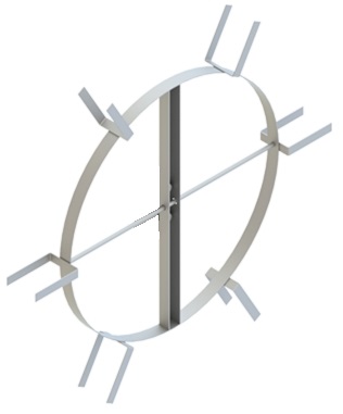 Устройство для подвеса муфт и запаса кабеля